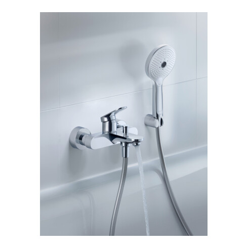 Duravit Support de douche fixe, plastique, chrome
