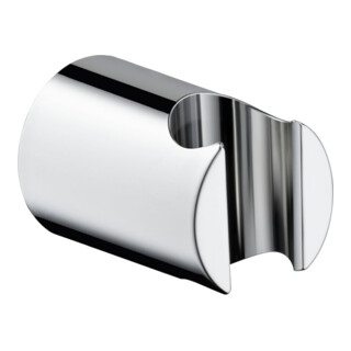 Duravit Support de douche fixe, rosace ronde, acier inoxydable, surface brossée