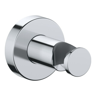 Duravit Support de douche fixe, rosace ronde, laiton chromé