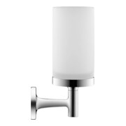 Duravit Support en verre Starck T 6,5x9,8 cm, mural, verre dépoli, or poli
