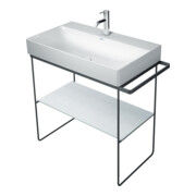 Duravit Support métallique DuraSquare 86,5x45cm, au sol, noir mat