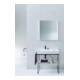 Duravit Support métallique DuraSquare 86,5x45cm, au sol, noir mat
