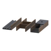 Duravit Système d'aménagement Universal Set 325x321x55mm, US Nussbaum massif, pour WTU