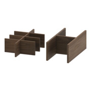 Duravit Système d'aménagement Universal Set 347x271x120mm, US Nussb mass., pour WTU-1