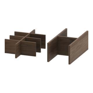 Duravit Système d'aménagement Universal Set 347x321x120mm, US Noyer massif, pour WTU