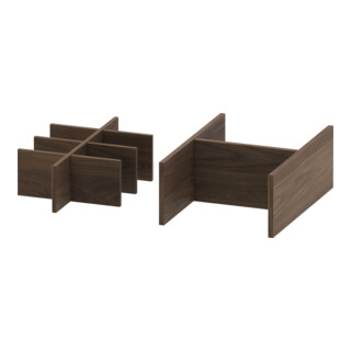 Duravit Système d'aménagement Universal Set 422x321x120mm, US Nussb mass., pour WTU