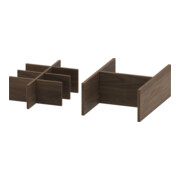 Duravit Système d'aménagement Universal Set 422x321x120mm, US Nussb mass., pour WTU-1