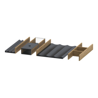 Duravit Système d'aménagement Universal Set 579x321x55mm, naturel Oa solid, pour WTU