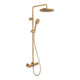 Duravit Système de douche 1000 MinusFlow Sortie 354 mm, avec thermostat, bronze brossé-1