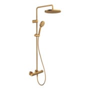 Duravit Système de douche 1000 MinusFlow Sortie 354 mm, avec thermostat, bronze brossé