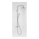 Duravit Système de douche 1000 MinusFlow sortie 354 mm, mitigeur thermostatique, chrome-4