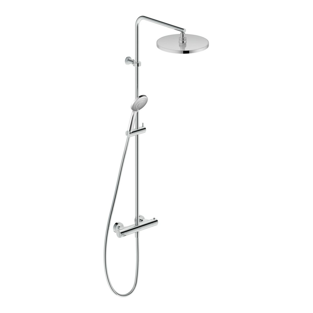 Duravit Système de douche B.2 avec thermostat de douche, chrome