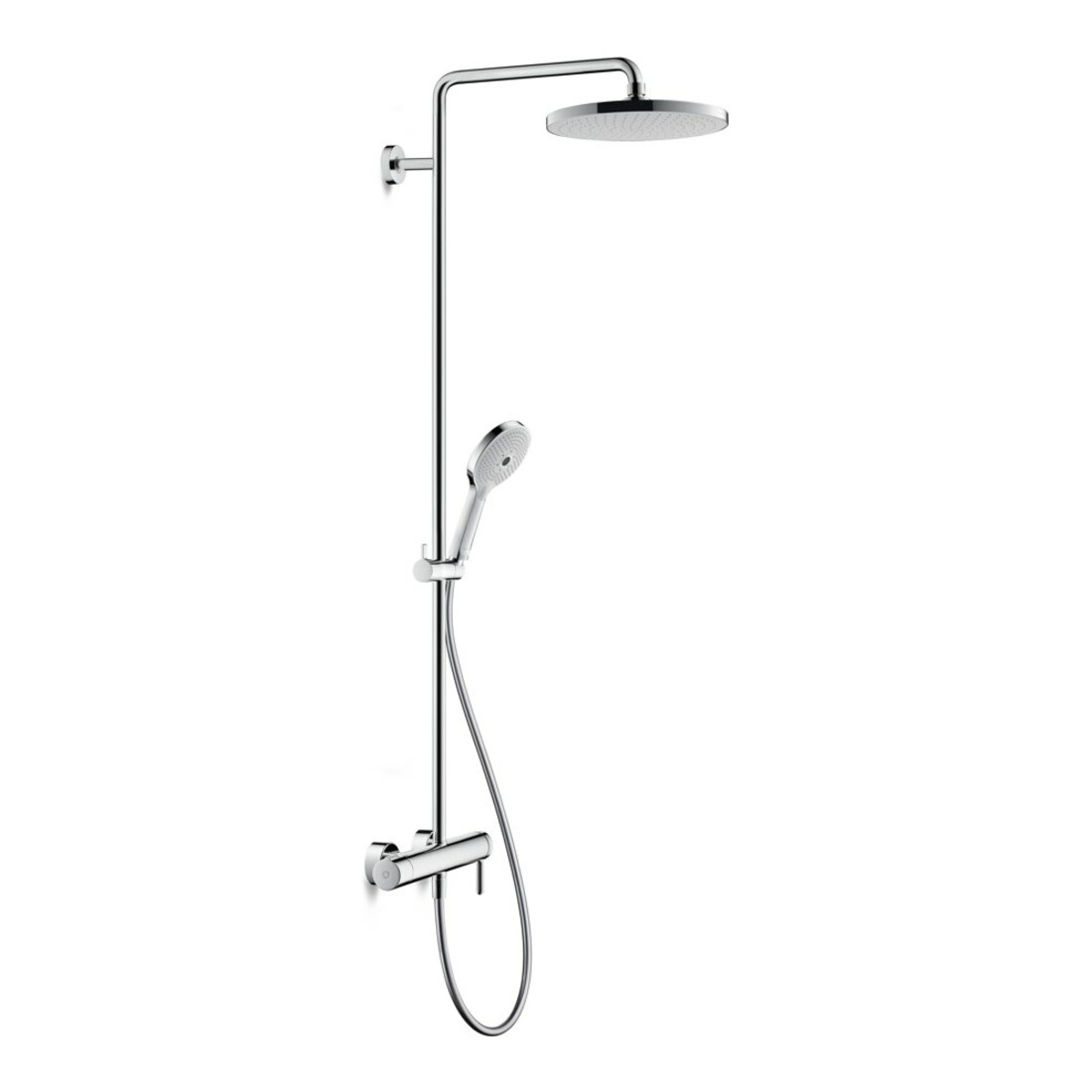 Duravit Système de douche C.1 Sortie 350 mm, mitigeur monocommande, chrome