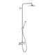 Duravit Système de douche C.1 Sortie 350 mm, mitigeur monocommande, chrome