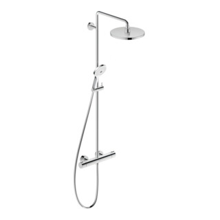 Duravit Système de douche C.1 Sortie 350mm, avec thermostat de douche, chrome