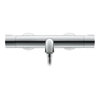 Duravit Thermostat de baignoire C.1 AP, avec vanne de dérivation et de commutation, montage mural, chrome