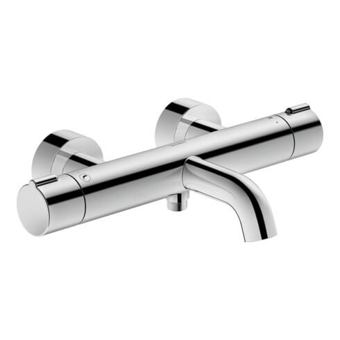 Duravit Thermostat de baignoire C.1 AP, avec vanne de dérivation et de commutation, montage mural, chrome