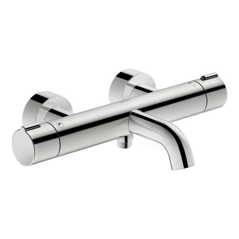 Duravit Thermostat de baignoire C.1 AP, avec vanne de dérivation et de commutation, montage mural, chrome