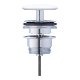 Duravit Tige de valve d 72mm, pour WC sans trop-plein, blanc satinée