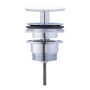 Duravit Tige de valve d 72mm, pour WC sans trop-plein, blanc satinée