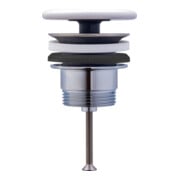 Duravit Tige de vidage d 72 mm, pour WC sans trop-plein, blanc satinée