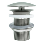 Duravit Tige de vidange d 72 mm, pour lavabo sans trop-plein, acier inox brossé