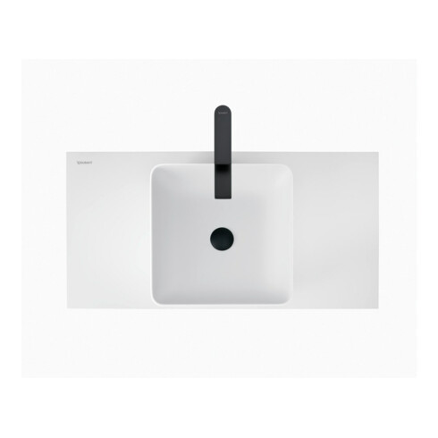 Duravit Tige de vidange d 72 mm, pour lavabo sans trop-plein, noir mat