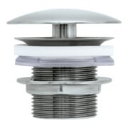 Duravit Tige de vidange d 72 mm, pour WC sans trop-plein, acier inoxydable brossé