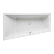 Duravit Trapez-Badewanne No. 1 150x80x46cm, EB-Version, 1 RS li, weiß