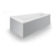 Duravit Trapez-Badewanne No. 1 150x80x46cm, EB-Version, 1 RS li, weiß-2