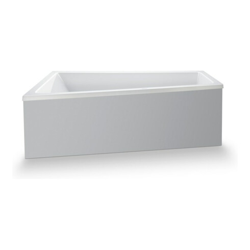 Duravit Trapez-Badewanne No. 1 150x80x46cm, EB-Version, 1 RS li, weiß