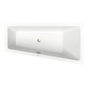 Duravit Trapez-Badewanne No. 1 160x85x46cm, EB-Version, 1 RS re, weiß