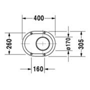 Duravit Trocken-Stand-WC Duraplus 36x46cm, für Klappenverschluss, weiß-5