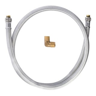 Duravit Tuyau de raccordement 150 cm, pour trop-plein de baignoire
