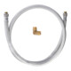 Duravit Tuyau de raccordement 150 cm, pour trop-plein de baignoire-1