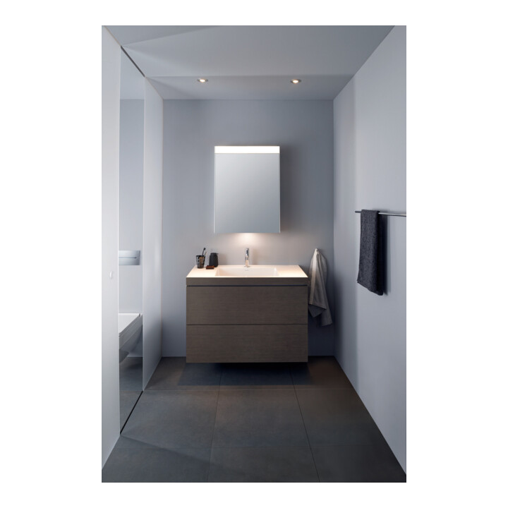 Duravit Uni Armoire miroir Best Version, 61x14,8x76 cm, 1 porte, 12 W, LED