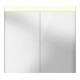 Duravit Uni Armoire miroir Good Version 81x76x14,8 cm, 2 portes, LED