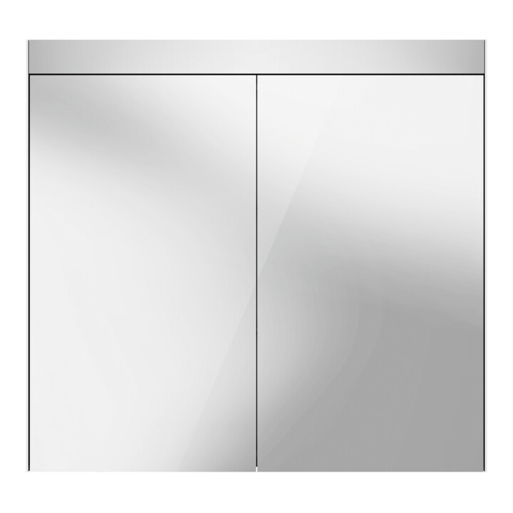 Duravit Uni Armoire miroir Good Version 81x76x14,8 cm, 2 portes, LED