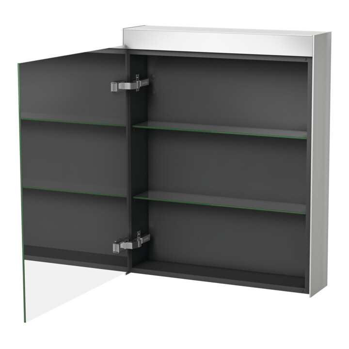 Duravit Uni-Armoire miroir Good Version Charnière gauche, 61x14,8x76cm, 1 porte, LED