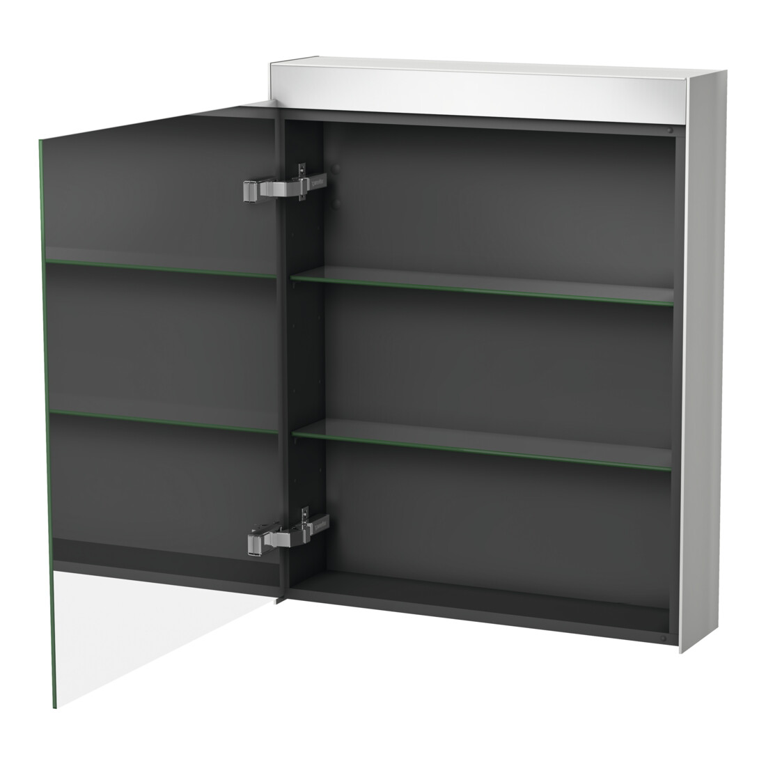 Duravit Uni-Armoire miroir Good Version Charnière gauche, 61x14,8x76cm, 1 porte, LED