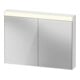 Duravit Uni Armoire miroir lit, version 101x14,8x76 cm, 16 W, 2 portes, LED-1