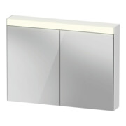 Duravit Uni Armoire miroir lit, version 101x14,8x76 cm, 16 W, 2 portes, LED