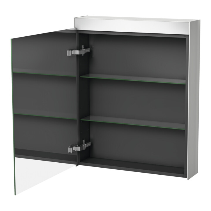 Duravit Uni Armoire miroir version lit, 61x14,8x76 cm, 1 porte, 9 W, LED