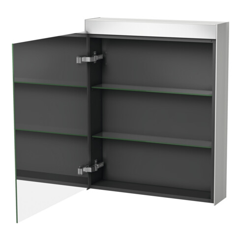 Duravit Uni Armoire miroir version lit, 61x14,8x76 cm, 1 porte, 9 W, LED