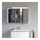 Duravit Uni Armoire miroir version lit 81x14,8x76 cm, 13 W, 2 portes, LED