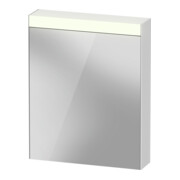 Duravit Uni Armoire miroir version lit, raccord gauche, 61x14,8x76 cm, 1 porte, 9 W, LED