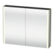 Duravit Uni-Armoire miroir XSquare 100x80x15,5 cm, st-g m, 2 portes, LED, mural-1