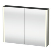 Duravit Uni-Armoire miroir XSquare 100x80x15,5 cm, st-g m, 2 portes, LED, mural