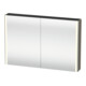 Duravit Uni-Armoire miroir XSquare 120x80x15,5 cm, 2 portes, LED, mural, pour G m-1