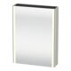 Duravit Uni-Armoire miroir XSquare 60x15x80cm, 1 porte, sans ES, raccord gauche, Taupe-1